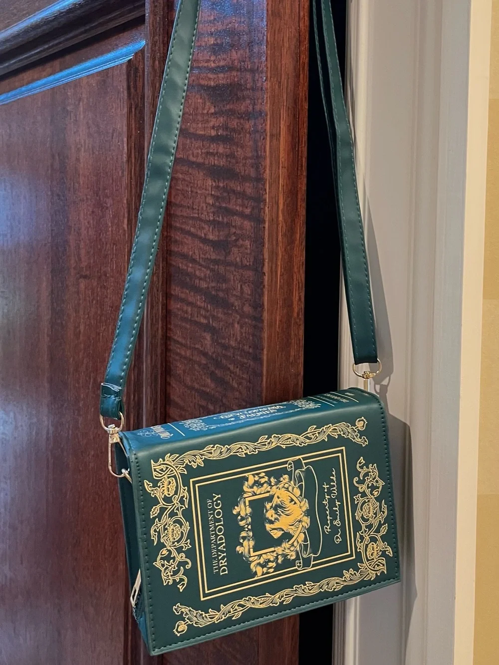 The Department of Dryadology Encyclopedia Book Crossbody Clutch Bag